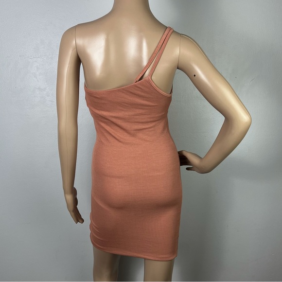 ENZA COSTA REVOLVE RIBBED ONE-SHOULDER MINI DRESS - Picture 8 of 11